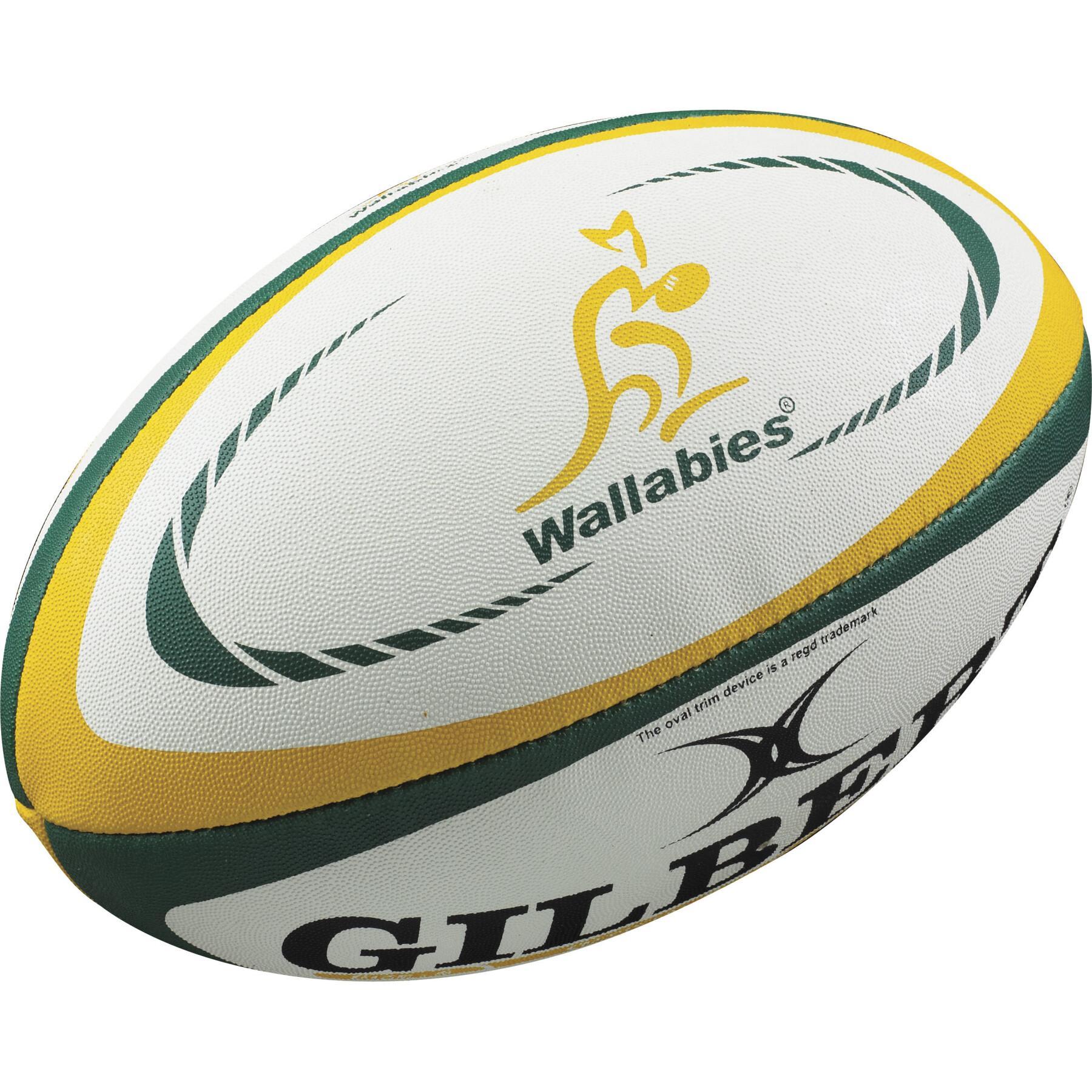 Pallone da rugby mini replica Gilbert Australie (taille 1)