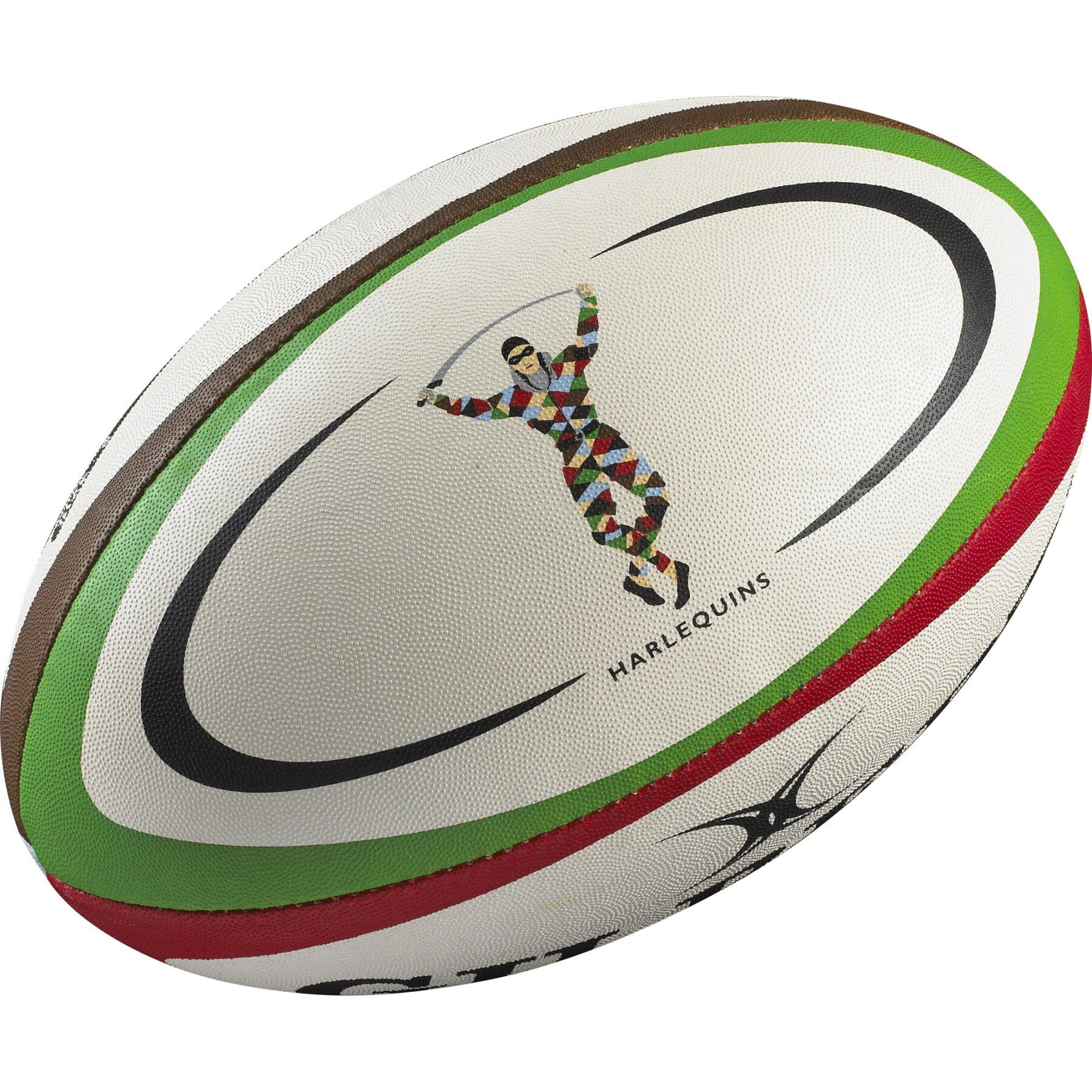 Pallone da rugby midi Gilbert Harlequins (taille 2)