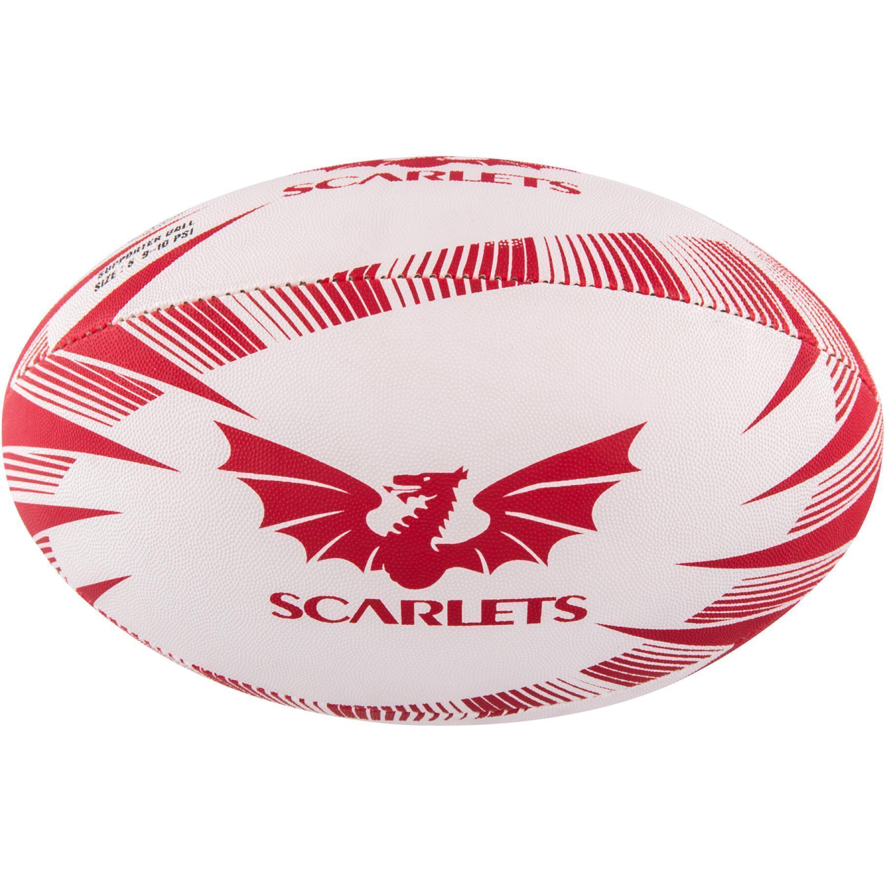 Pallone da rugby sostenitore Gilbert Scarlets
