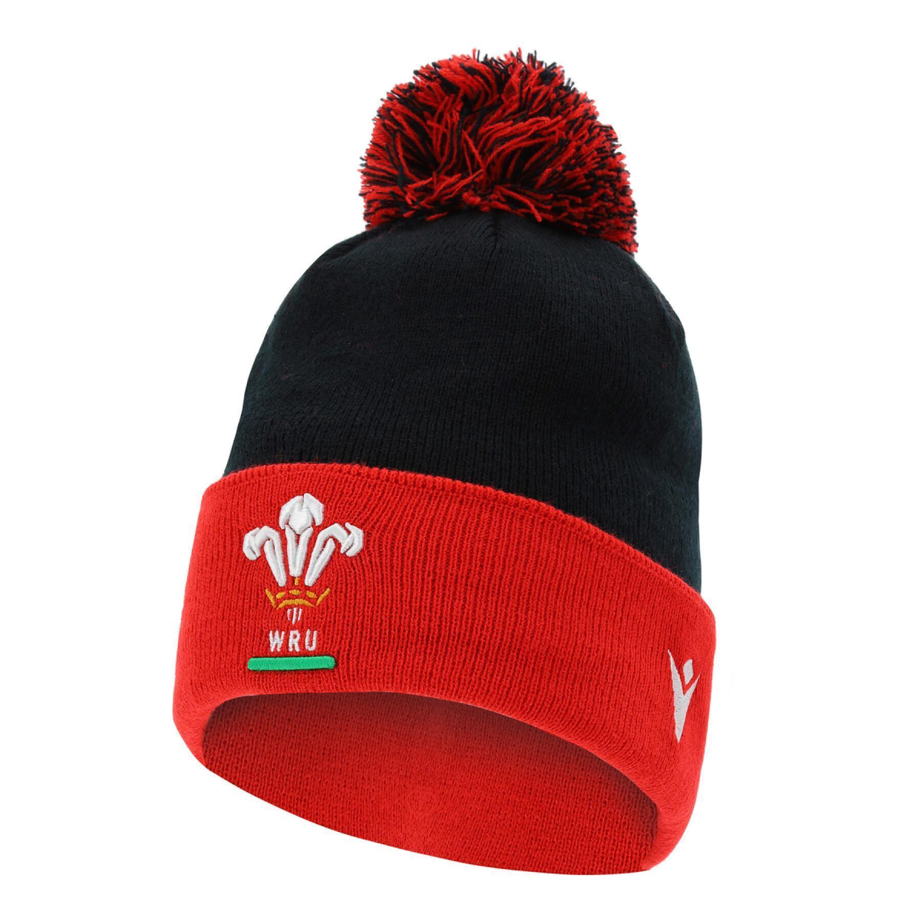 Cappello per bambini con pompon Pays de Galles rugby 2020/21