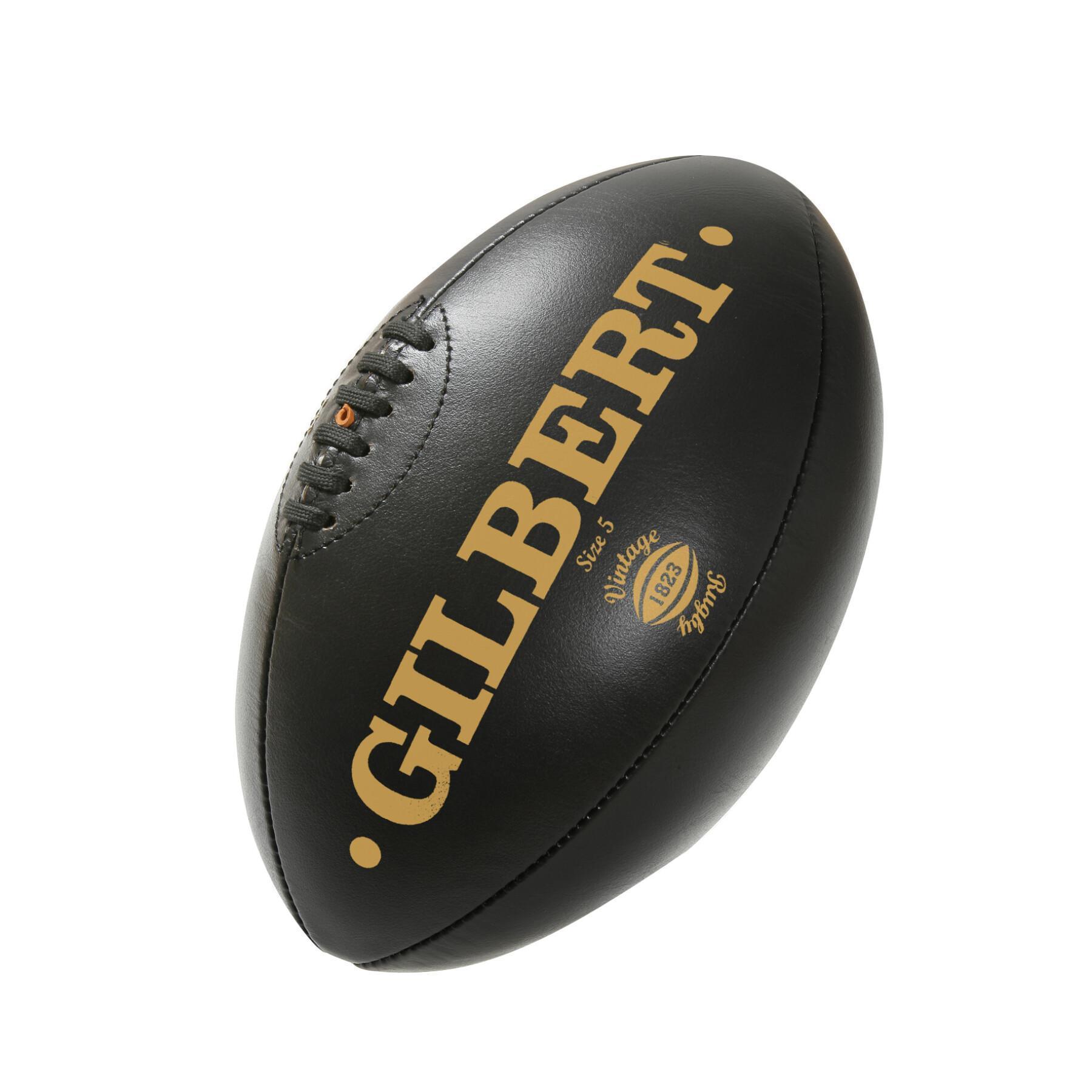 Mini pallone da rugby in pelle vintage Gilbert (taille 1)