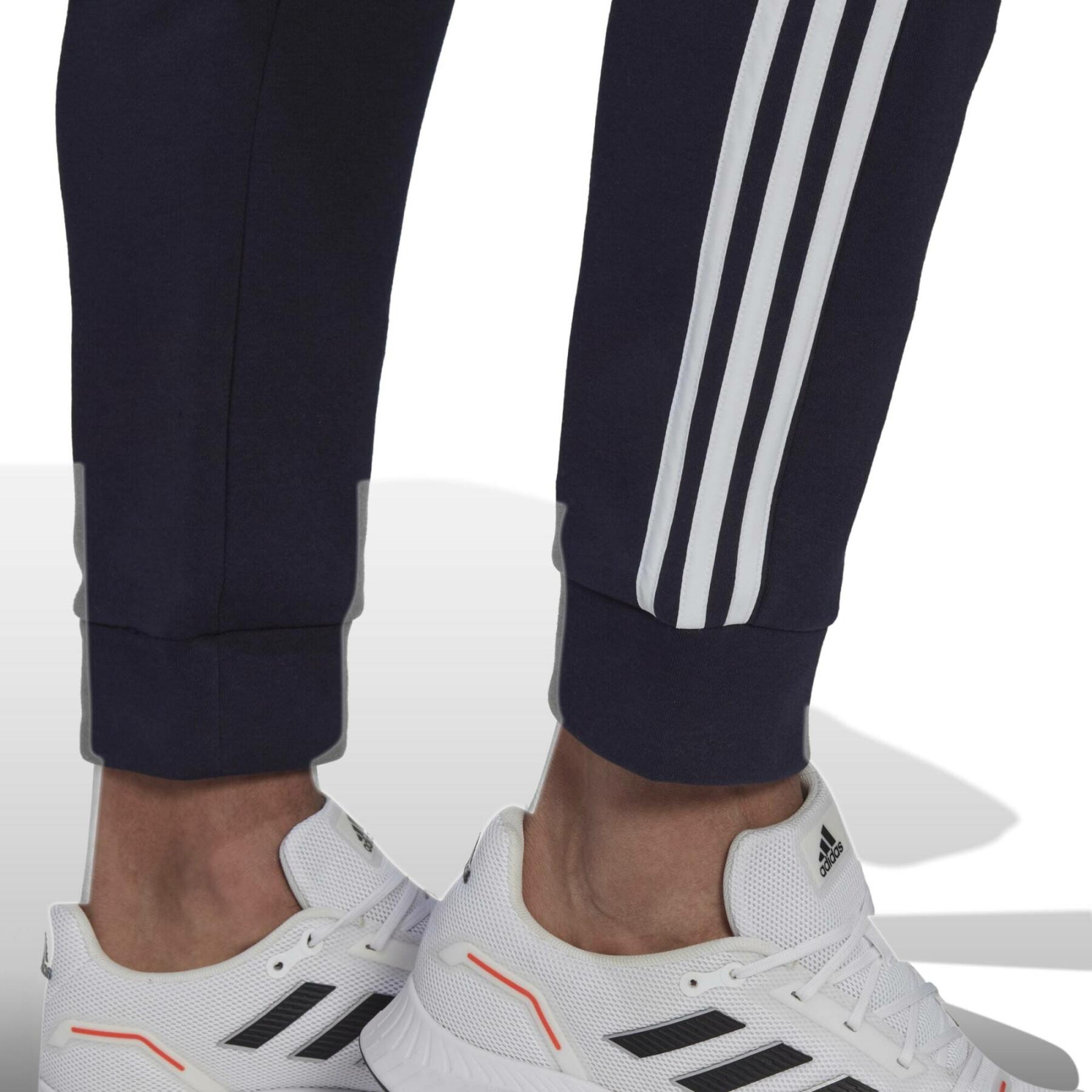 Pantaloni sportivi in pile Adidas Essentials Colorblock
