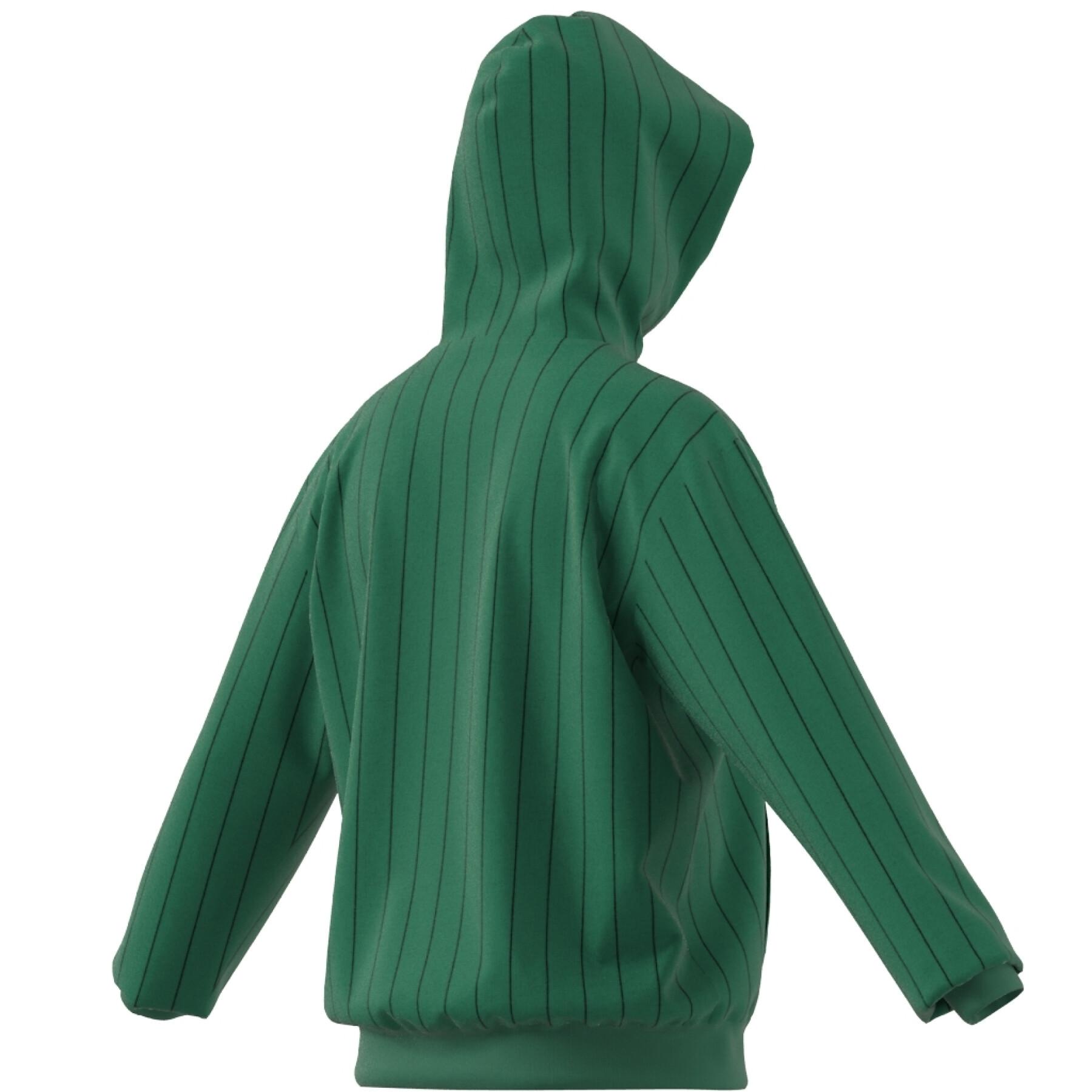 Sweatshirt adidas con cappuccio Pinstripe Fleece