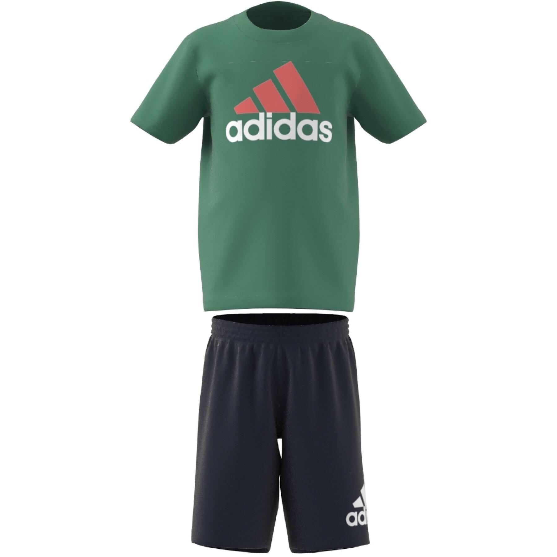 Set di maglietta e pantaloncini per bambini adidas Essentials Logo