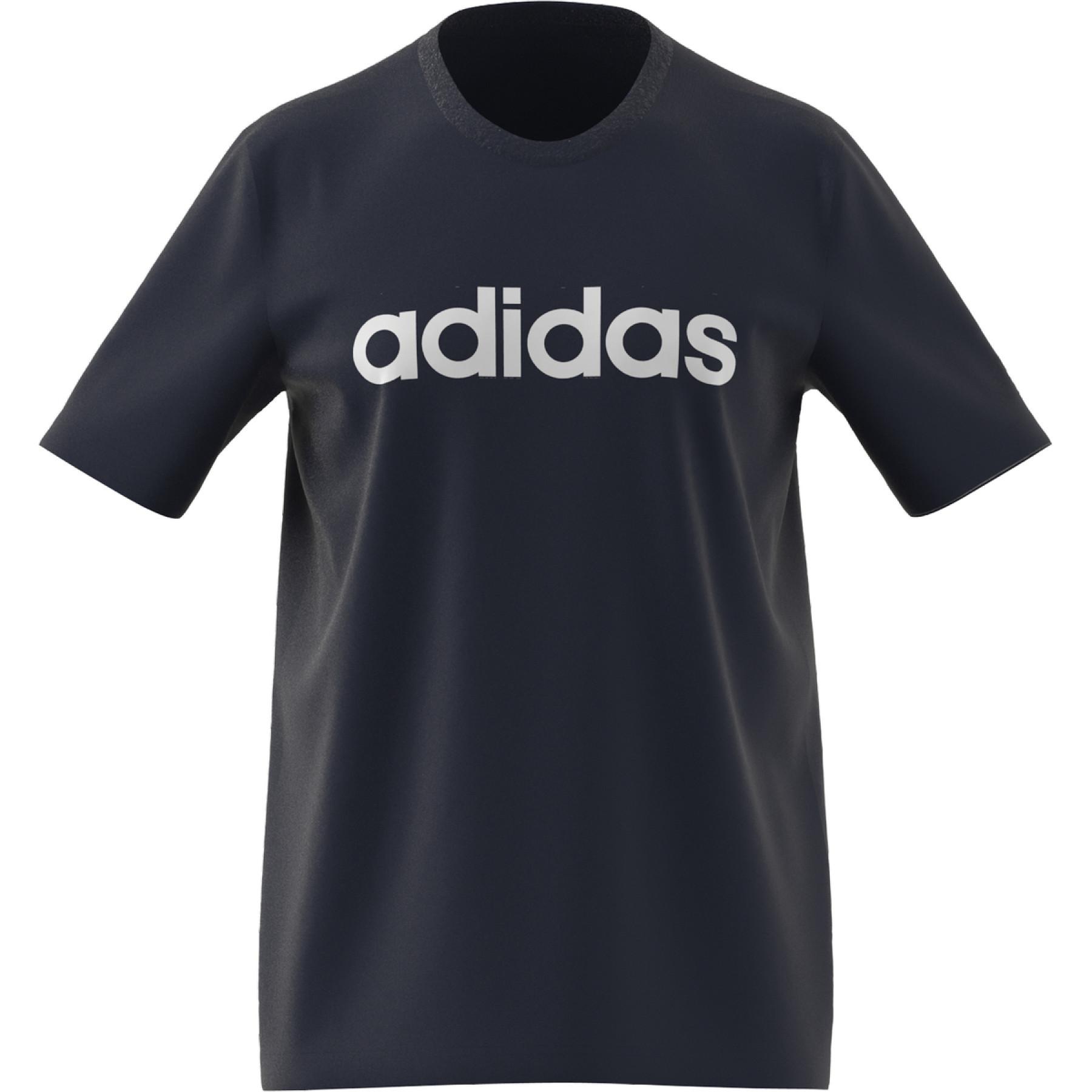 Maglietta adidas Essentials Embroidered Linear Logo