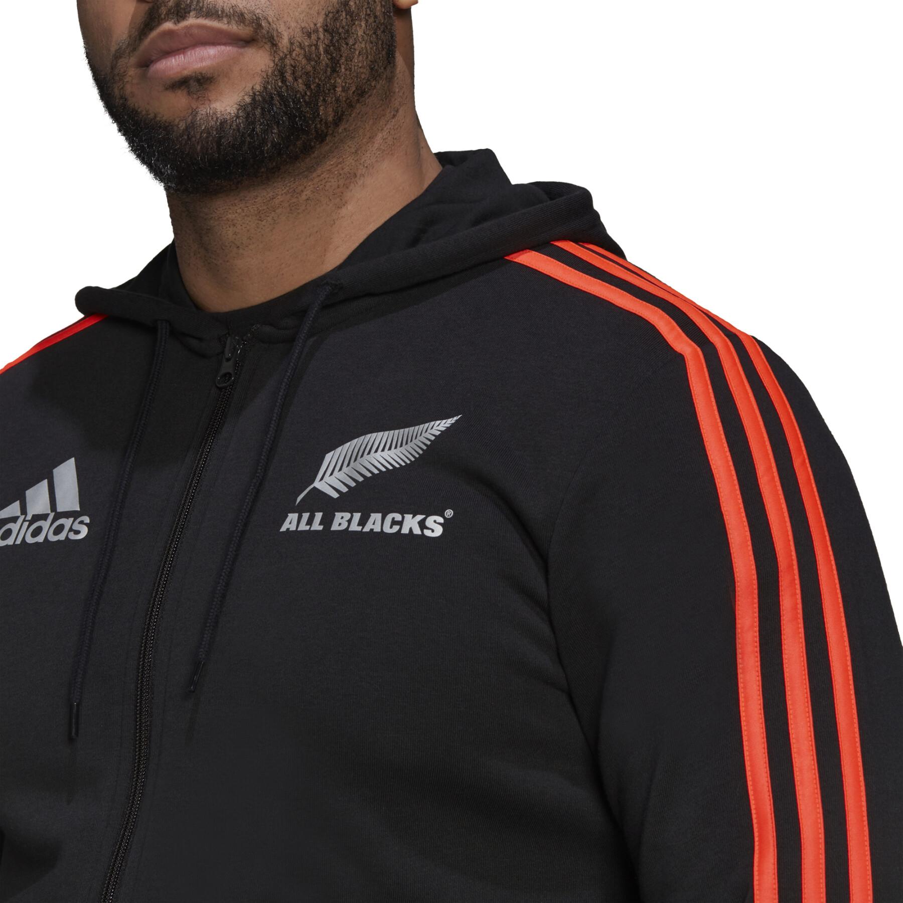 Felpa con cappuccio adidas Nouvelle-Zélande All Blacks 2021/22