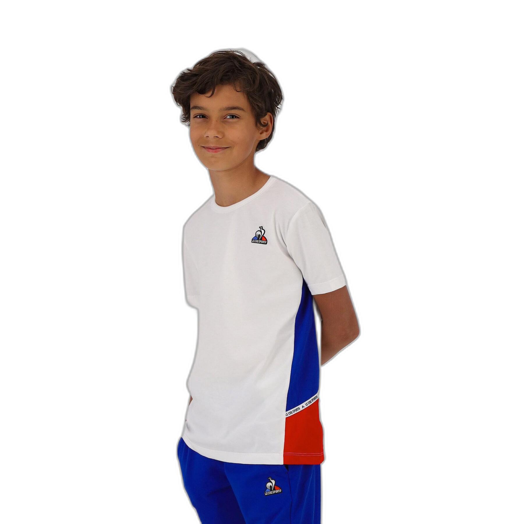 Maglietta a maniche corte per bambini Le Coq Sportif Tri N°1