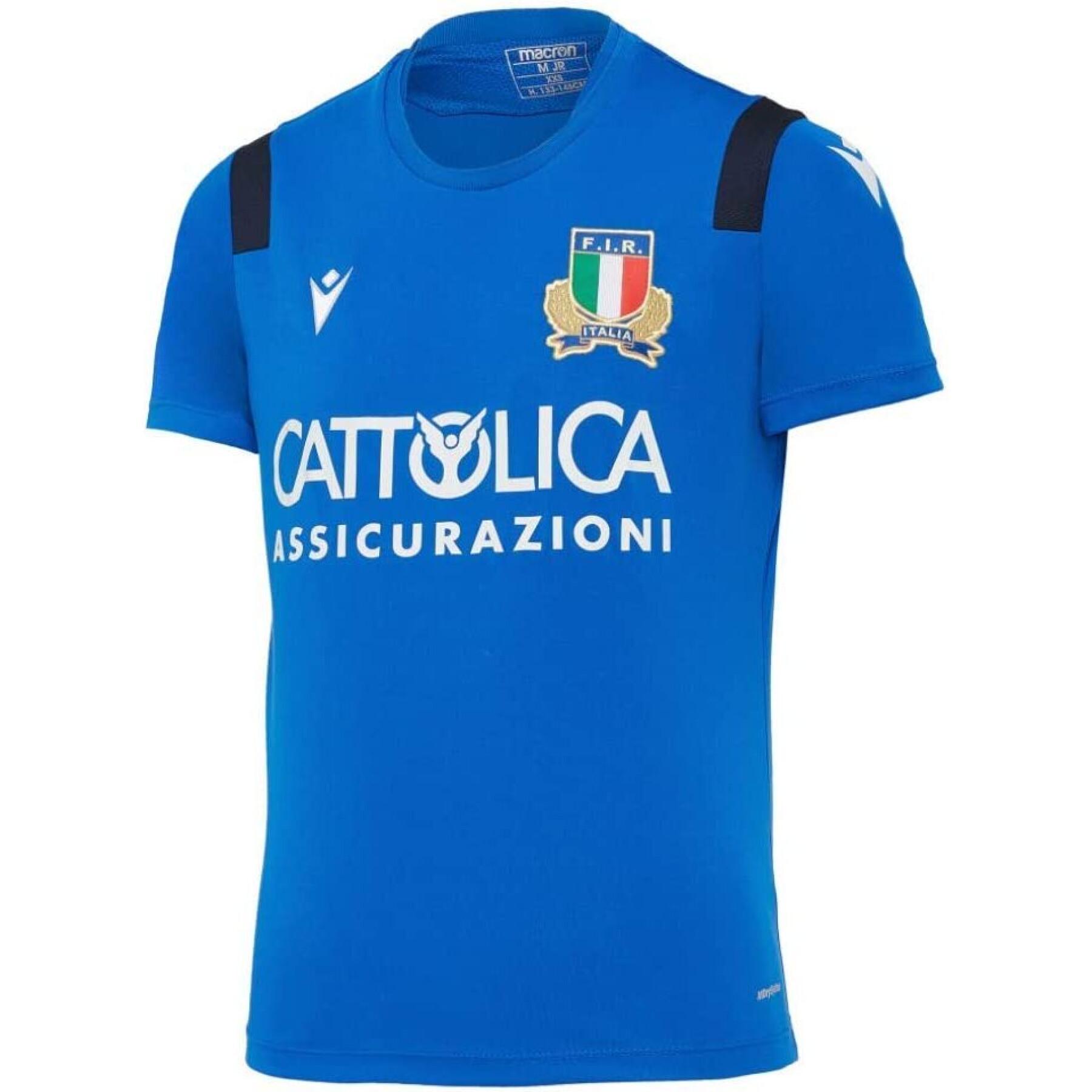 Camicia da allenamento per bambini Italie Rugby 2019/20 Player 2022/23