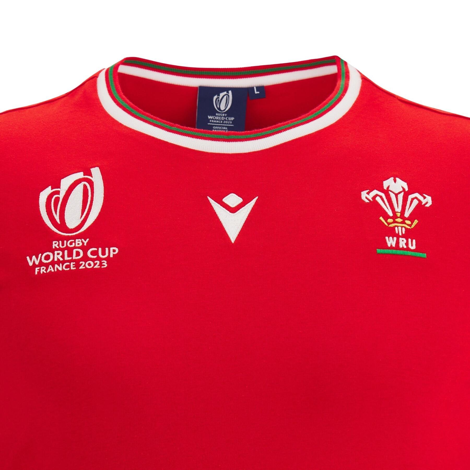 Maglia per bambini Pays de Galles Rugby XV Merch RWC Country 2023