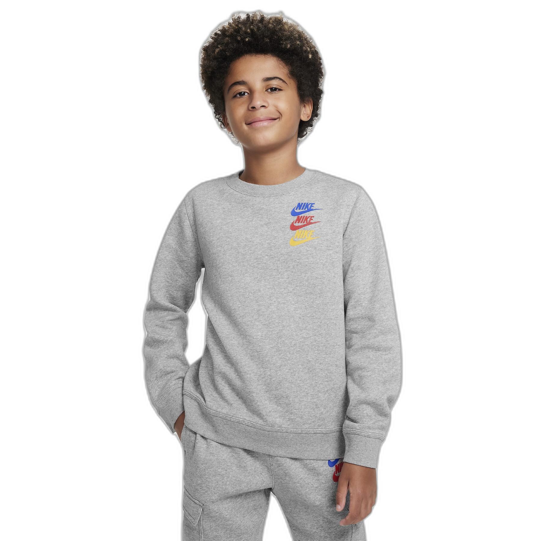 Sweatshirt bambino collo rotondo Nike Standard Issue Fleece BB