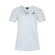 T-shirt donna a maniche corte con scollo a V Le Coq Sportif Ess N°2